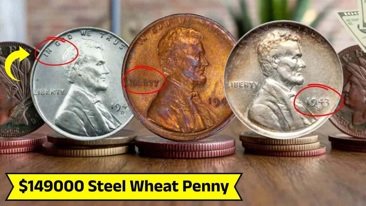 $149000 Steel Wheat Penny from 1943 Could Make You Rich