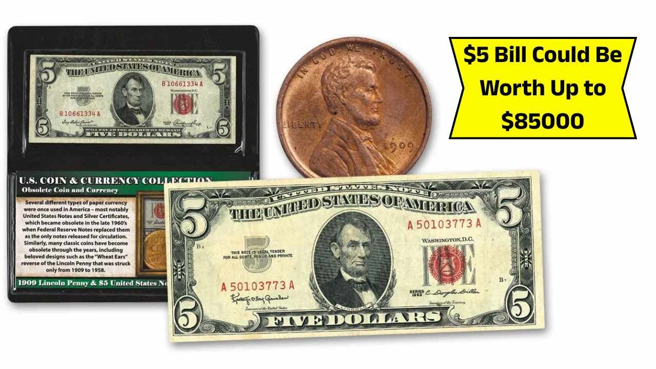 Your 1953 Red Seal $5 Bill Could Be Worth Up to $85000